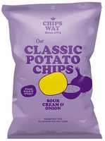 CHIPS WAY Since 1971 Our CLASSIC POTATO CHIPS SOUR CREAM & ONION