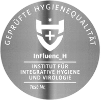 GEPRÜFTE HYGIENEQUALITÄT InFluenc_H INSTITUT FÜR INTEGRATIVE HYGIENE UND VIROLOGIE