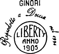 GINORI Riprodotto a Doccia nel 1994 LIBERTY ANNO 1905