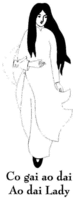 Co gai ao dai Ao dai Lady