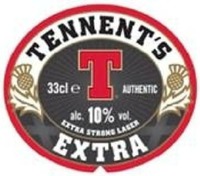 TENNENT'S EXTRA T EXTRA STRONG LAGER