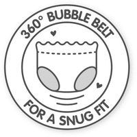 360° BUBBLE BELT FOR A SNUG FIT