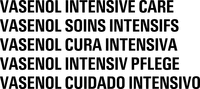 VASENOL INTENSIVE CARE VASENOL SOINS INTENSIFS VASENOL CURA INTENSIVA VASENOL INTENSIV PFLEGE VASENOL CUIDADO INTENSIVO