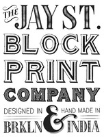 THE JAY ST. BLOCK PRINT COMPANY DESIGNED IN BRKLN & HAND MADE IN INDIA