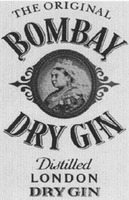 THE ORIGINAL BOMBAY DRY GIN Distilled LONDON DRY GIN