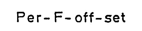 Per-F-off-set