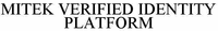 MITEK VERIFIED IDENTITY PLATFORM