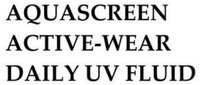 AQUASCREEN ACTIVE-WEAR DAILY UV FLUID