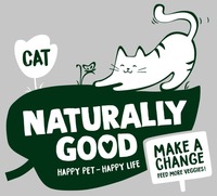 CAT NATURALLY GOOD HAPPY PET - HAPPY LIFE MAKE A CHANGE FEED MORE VEGGIES!