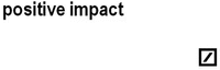 positive impact