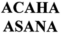 ACAHA ASANA