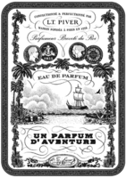 UN PARFUM D'AVENTURE CONFECTIONNÉ & PERFECTIONNÉ PAR L.T. PIVER MAISON FONDÉE À PARIS EN 1774 Parfumeur Breveté du Roi EAU DE PARFUM