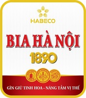 HABECO BIA HÀ NỘI 1890 BREWED FROM FINEST INGREDIENTS SINCE 1890 GÌN GIỮ TINH HOA - NÂNG TẰM VỊ THẾ