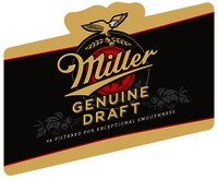 Miller GENUINE DRAFT 4 x FILTERED FOR EXCEPTIONAL SMOOTHNESS