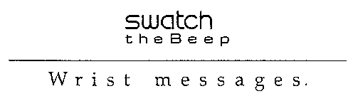 swatch the Beep Wrist messages.
