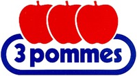 3 pommes