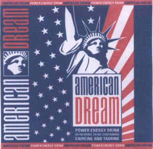 AMERICAN DREAM POWER ENERGY DRINK