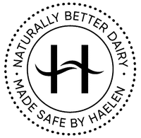 H NATURALLY BETTER DAIRY MADE SAFE BY HAELEN