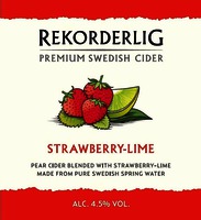 REKORDERLIG PREMIUM SWEDISH CIDER STRAWBERRY-LIME