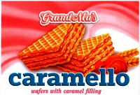 GrandMa's caramello wafers with caramel filling