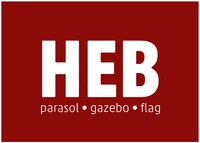 HEB parasol · gazebo · flag