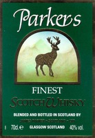 Parkers FINEST SCOTCH WHISKY