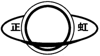 The two Chinese characters from left to right are transliterated as 