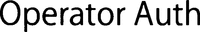 Operator Auth