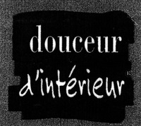 douceur d'intérieur