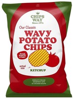 CHIPS WAY Since 1971 WAVY POTATO CHIPS KETCHUP