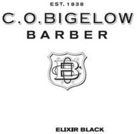 C.O. BIGELOW BARBER ELIXIR BLACK EST. 1838 COB