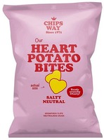 CHIPS WAY Since 1971 Our HEART POTATO BITES SALTY NEUTRAL