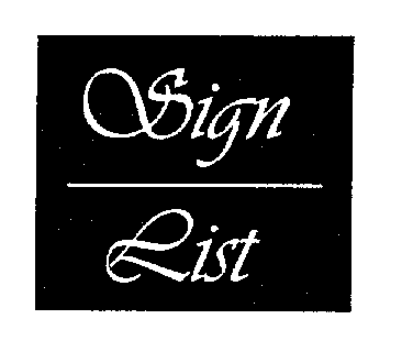 Sign Rist