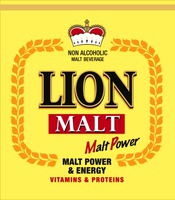 NON ALCOHOLIC MALT BEVERAGE LION MALT Malt Power MALT POWER & ENERGY VITAMINS & PROTEINS