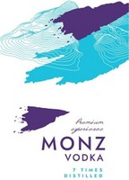 Premium experience MONZ VODKA 7 TIMES DISTILLED