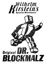 Wilhelm Kirstein's Spezial Blockmalz Original DR. BLOCKMALZ