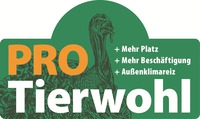 PRO Tierwohl + Mehr Platz + Mehr Beschäftigung + Außenklimareiz