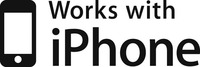 Works with iPhone