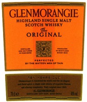 GLENMORANGIE HIGHLAND SINGLE MALT SCOTCH WHISKY The ORIGINAL