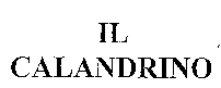 IL CALANDRINO