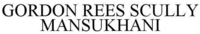 GORDON REES SCULLY MANSUKHANI