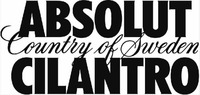 ABSOLUT CILANTRO Country of Sweden