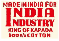 MADE IN INDIA FOR INDIA INDUSTRY KING OF KAPADA 100% COTTON