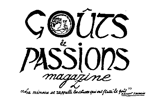 GOÛTS & PASSIONS