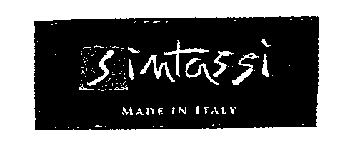 sintassi