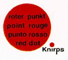 roter punkt Knirps