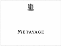 MÉTAYAGE
