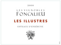 2008 LES VIGNOBLES FONCALIEU LES ILLUSTRES COTEAUX D'ENSÉRUNE