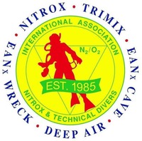NITROX · TRIMIX EANx CAVE · DEEP AIR · EANx WRECK INTERNATIONAL ASSOCIATION NITROX & TECHNICAL DIVERS N2/O2 EST. 1985