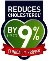 REDUCES CHOLESTEROL BY UP TO 9% CLINICALLY PROVEN
